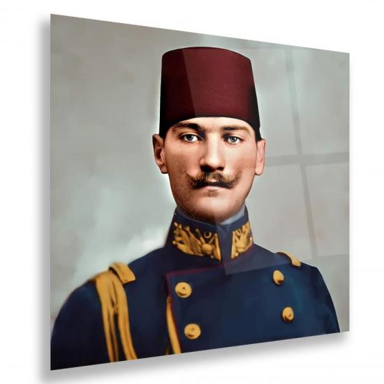 Asker Atatürk Cam Tablo